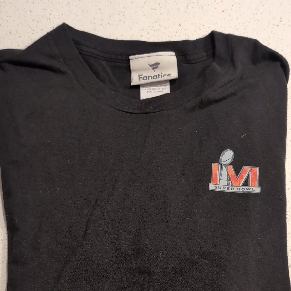 Fanatics Black Super Bowl LVI Tee